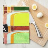 Inspirierte Funky Retro Handtuch (Viertel Falte)