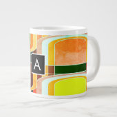 Inspirierte Funky Retro Jumbo-Tasse (Vorderseite Rechts)