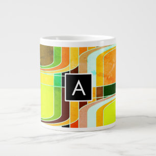 Inspirierte Funky Retro Jumbo-Tasse