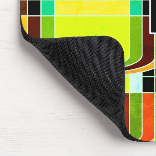 Inspirierte Funky Retro Mousepad (Ecke)