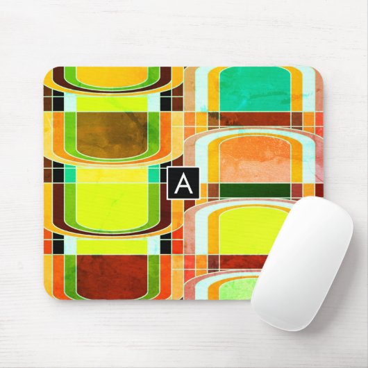Inspirierte Funky Retro Mousepad (Mit Mouse)