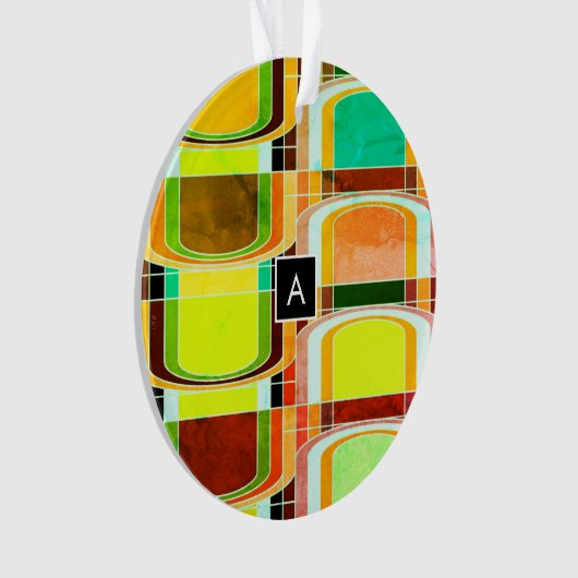 Inspirierte Funky Retro Ornament (Vorderseite)