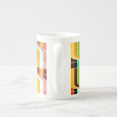 Inspirierte Funky Retro Porzellantasse (Rückseite)