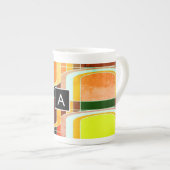 Inspirierte Funky Retro Porzellantasse (Vorderseite Rechts)