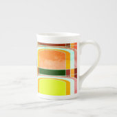 Inspirierte Funky Retro Porzellantasse (Rechts)