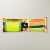 Inspirierte Funky Retro Seitenschläferkissen (Rückseite)