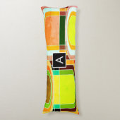 Inspirierte Funky Retro Seitenschläferkissen (Vorderseite Vertikal)