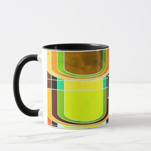 Inspirierte Funky Retro Tasse (Links)
