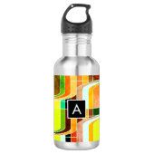 Inspirierte Funky Retro Trinkflasche (Vorderseite)