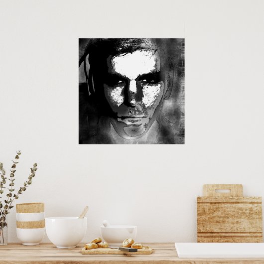 Inspirierte Gedankenabdeckung Poster (Küche)