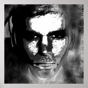 Inspirierte Gedankenabdeckung Poster