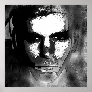 Inspirierte Gedankenabdeckung Poster