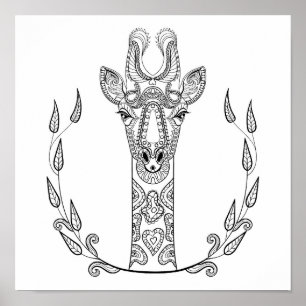 Inspirierte Giraffe 2 Poster