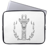 Inspirierte Giraffe Laptopschutzhülle (Vorderseite)