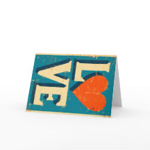 Inspirierte Grafik der Liebe 1960er