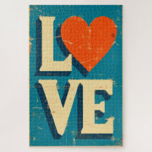 Inspirierte Grafik der Liebe 1960er