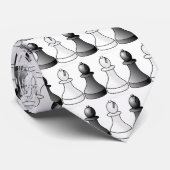 Inspirierte Hals-Krawatte des Schachs Krawatte (Gerollt)