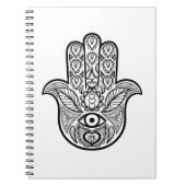 Inspirierte Hamsa Hand Notizblock (Vorderseite)