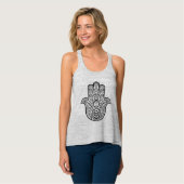 Inspirierte Hamsa Hand Tank Top (Vorderseite Vollansicht)