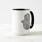 Inspirierte Hamsa Hand Tasse (VorderseiteRechts)