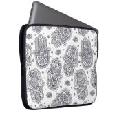 Inspirierte Hand gezeichnetes Hamsa Laptopschutzhülle (Vorne Rechts)