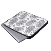 Inspirierte Hand gezeichnetes Hamsa Laptopschutzhülle (Vorne Knopf)