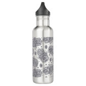 Inspirierte Hand gezeichnetes Hamsa Trinkflasche (Links)