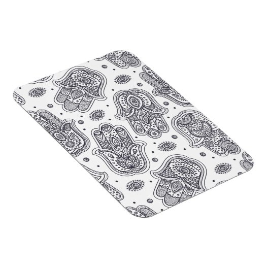 Inspirierte Handzeichnung Hamsa Magnet (Rechte Seite)