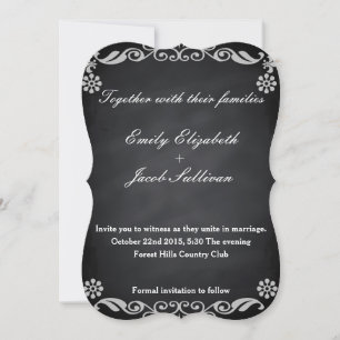 Inspirierte Hochzeit auf der Tafel Save The Date