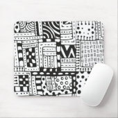 Inspirierte indische abstrakte Zahlen Mousepad (Mit Mouse)
