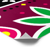 Inspirierte indische oder pakistanische LKW-Kunst Poster (Ecke)