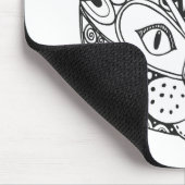 Inspirierte Katze Mousepad (Ecke)