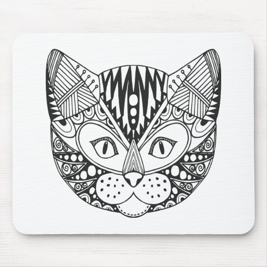 Inspirierte Katze Mousepad (Vorne)