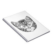 Inspirierte Katze Notizblock (Rechte Seite)