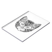 Inspirierte Katze Notizblock (Linke Seite)