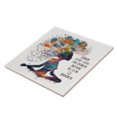 Inspirierte Keramik für weibliche Synkope Fliese (Seite)