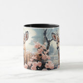 Inspirierte Kleidung, Retro-Weihnachten Tasse (Zentrum)