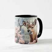 Inspirierte Kleidung, Retro-Weihnachten Tasse (VorderseiteRechts)