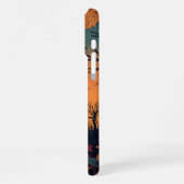 Inspirierte Kunst des Herbstes iPhone Hülle (Linke Seite)