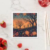 Inspirierte Kunst des Herbstes Serviette (Beispiel)