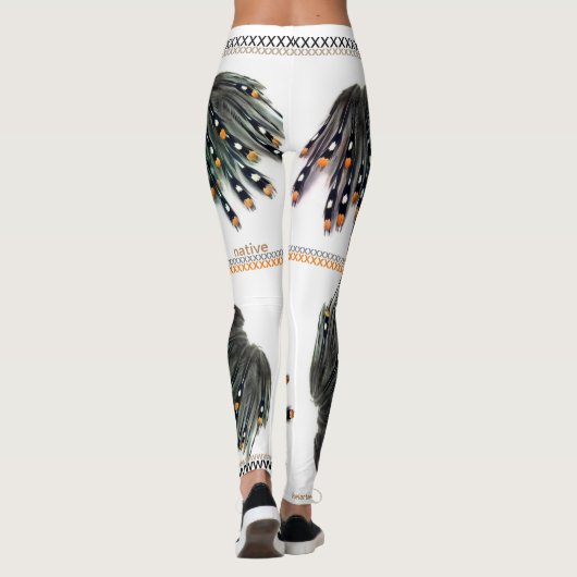 Inspirierte Leggings des südwestlichen/gebürtigen (Rückseite)
