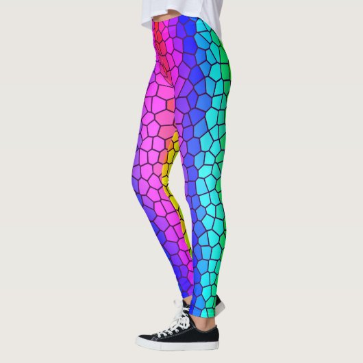 Inspirierte Leggings für Regenbogenfarben aus Hart (Links)