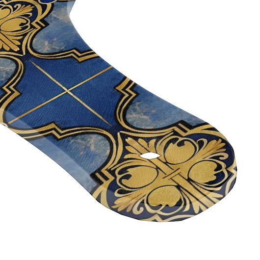 Inspirierte marokkanische Imitats mit Quatrefolien Schneidebrett (Ecke)