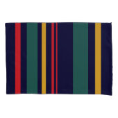 inspirierte, mehrfarbige, moderne Streifen der 90e Kissenbezug (Vorderseite-Links)