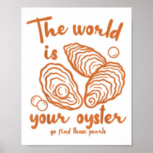 Inspirierte Motivation Ocean the World ist, dass I Poster
