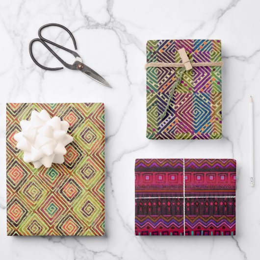 Inspirierte Motive Geschenkpapier Set (Vorderseite)