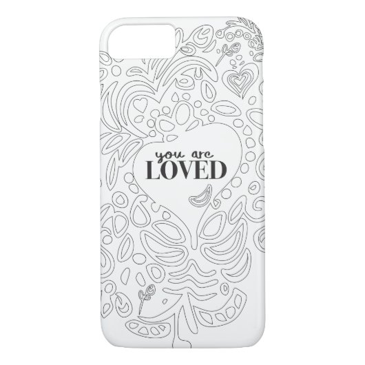 Inspirierte Personalisierte Farbseite - Sie sind b Case-Mate iPhone Hülle (Rückseite)