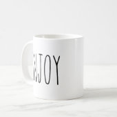 Inspirierte RAE DUNN genießen Tasse (Vorderseite Links)