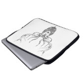 Inspirierte Rotwild-gehörnter Kopf Laptopschutzhülle (Vorne Knopf)