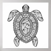 Inspirierte Schildkröte 2 Poster (Vorne)